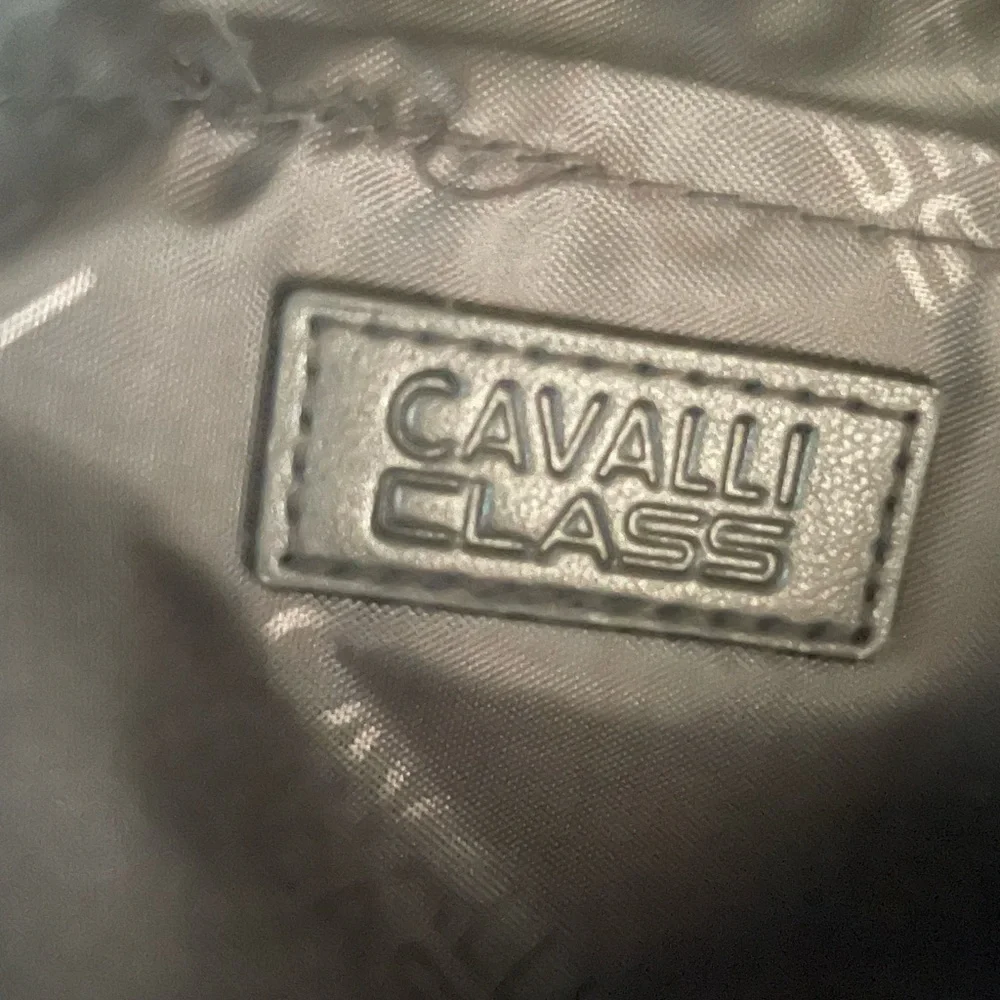 Cavalli Class Red and Brown Tote Bag